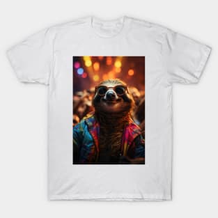 Raver Party Sloth T-Shirt